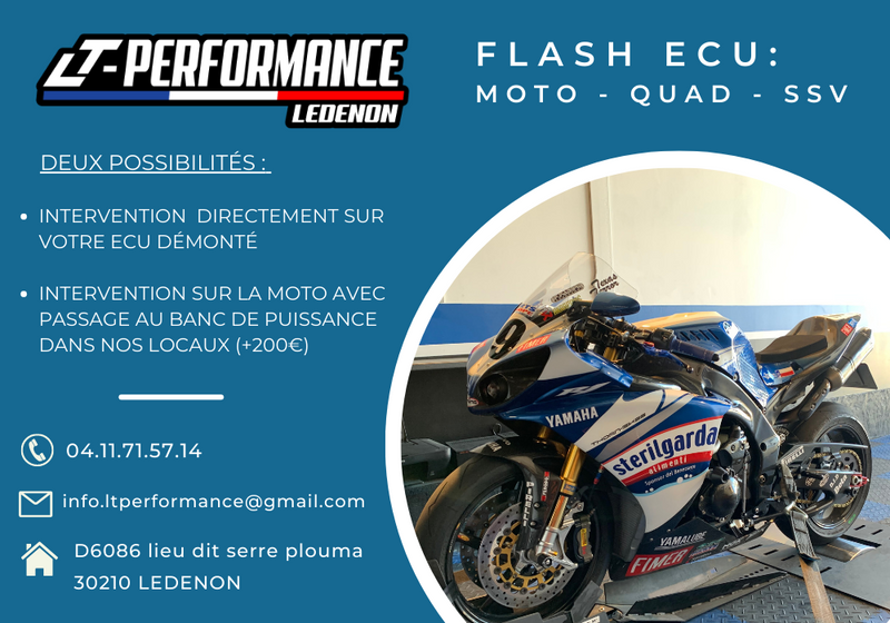 Reprogrammation flash ecu yamaha r1 2020 > 2023